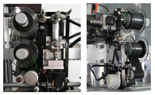 Automatic two lanes gel sachet packing machine parts Máquina de embalagem de saqueta em gel de duas pistas automática03