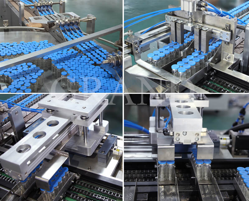 M&aacute;quina de desenhos animados para detalhes da ampola