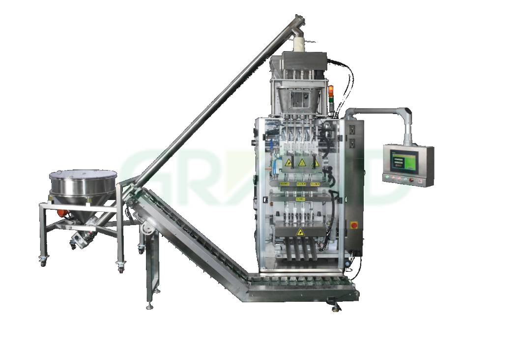 M&aacute;quina de embalagem em p&oacute;