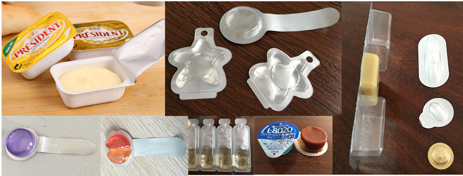 amostra l&iacute;quida da m&aacute;quina de embalagem da bolha