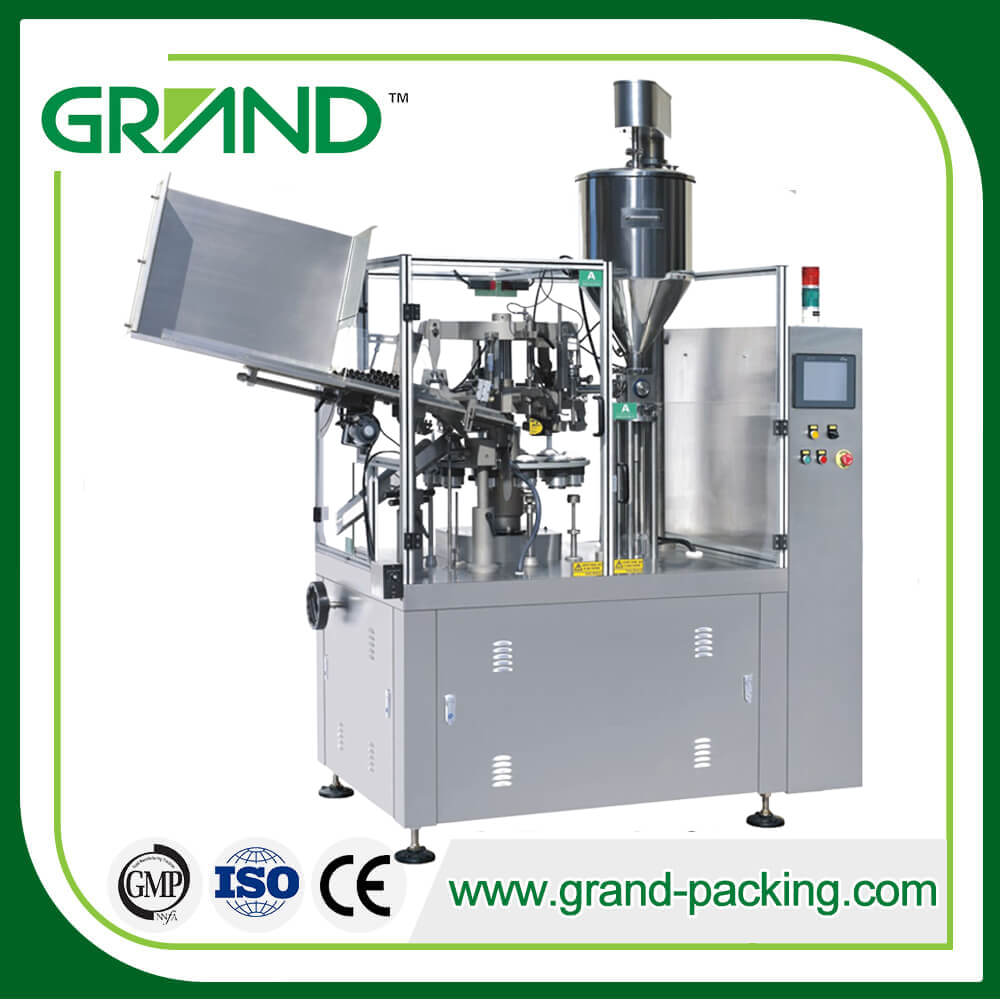 M&aacute;quina de veda&ccedil;&atilde;o de enchimento de tubo de metal