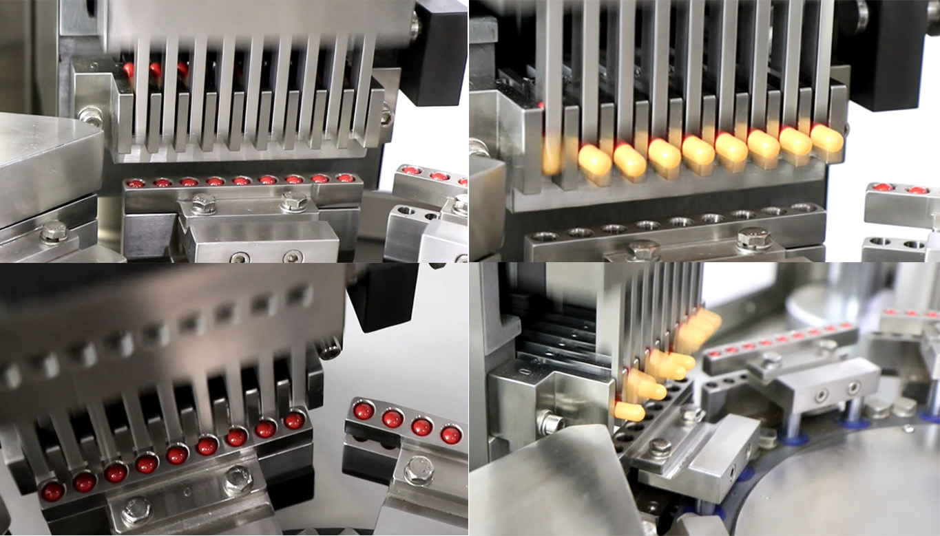 m&aacute;quina de enchimento de c&aacute;psulas