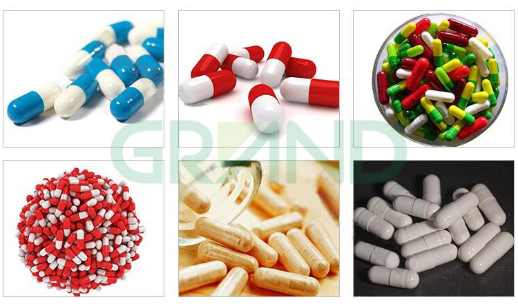 amostra de m&aacute;quina de preenchimento de c&aacute;psula de gelatina dura