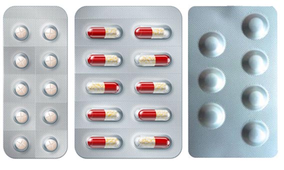 Embalagem pequena de blister-m&aacute;quina-Alu-PVC