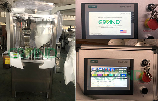 Máquina de enchimento automática de cápsula automática da Itália