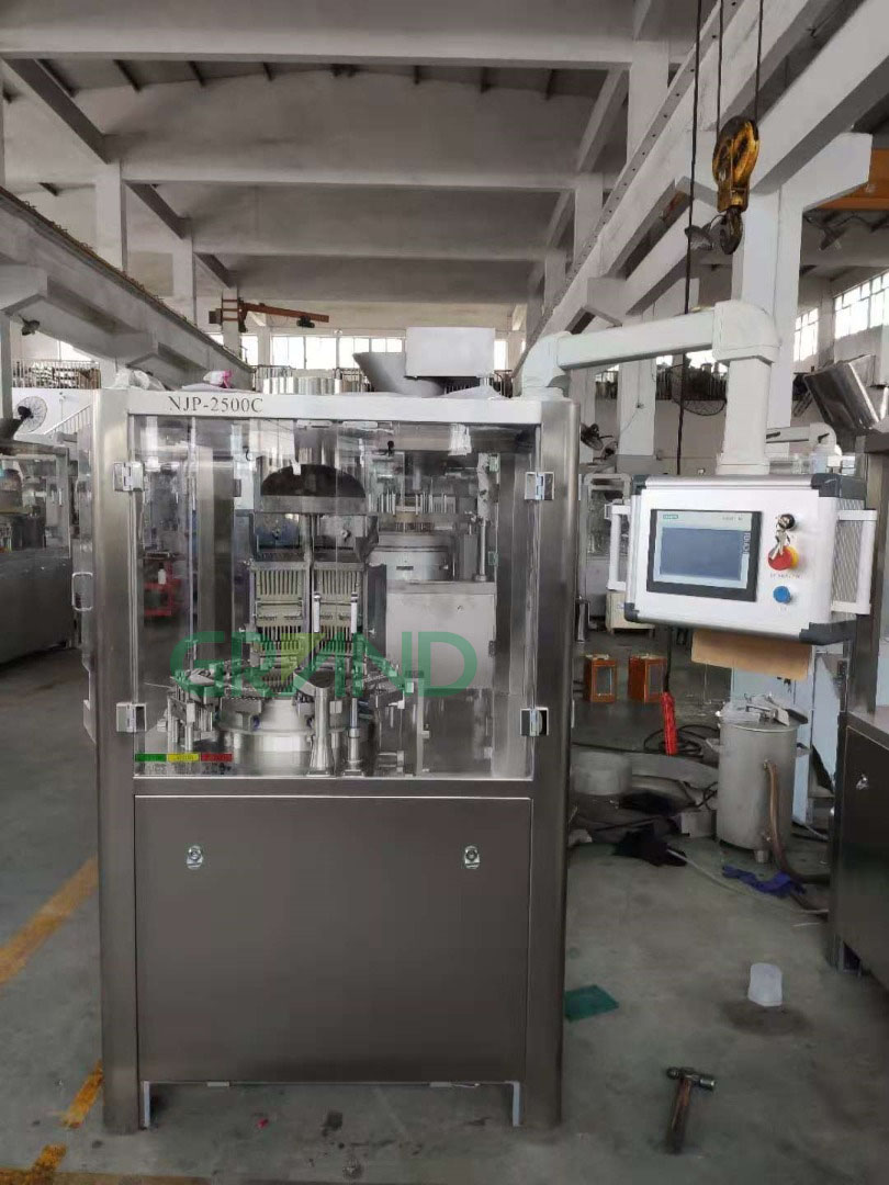 Manutenção da máquina de preenchimento de cápsulas