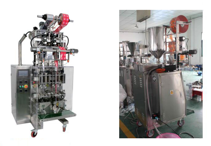 M&aacute;quina de embalagem de saqueta em gel de duas faixas autom&aacute;ticas