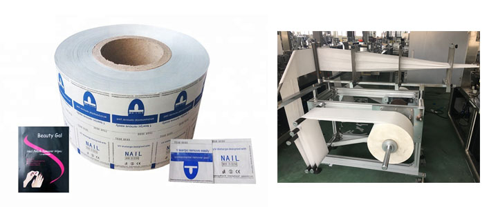 Material de embalagem de tecido &uacute;mido