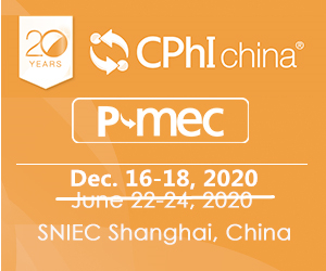 Aviso de remarcado de CPHI e P-MEC China 2020