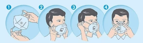 Usando passos para m&aacute;scaras de earloop